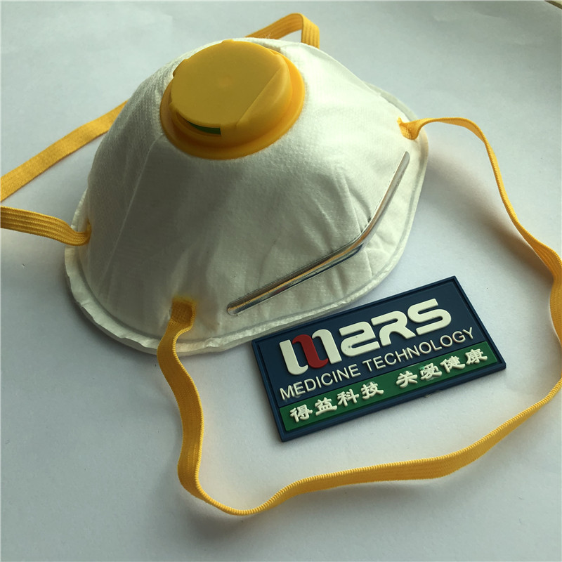 Kupa kialakítású N95 arcmaszk szelepes kínai maszkgyárral